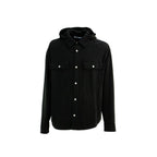 Black denim shirt