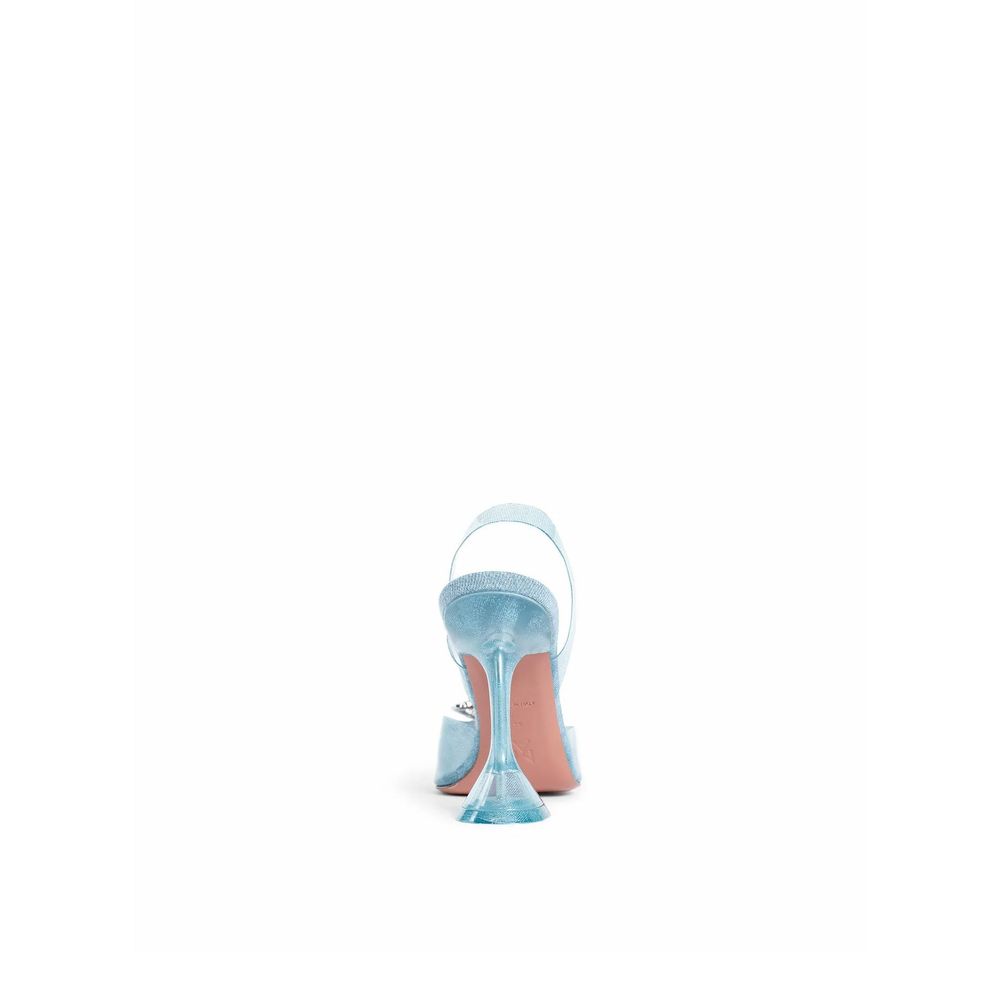 Denim effect heels