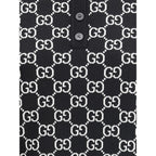 Polo in jacquard di lana