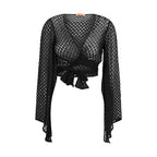 Camicia nera in rayon