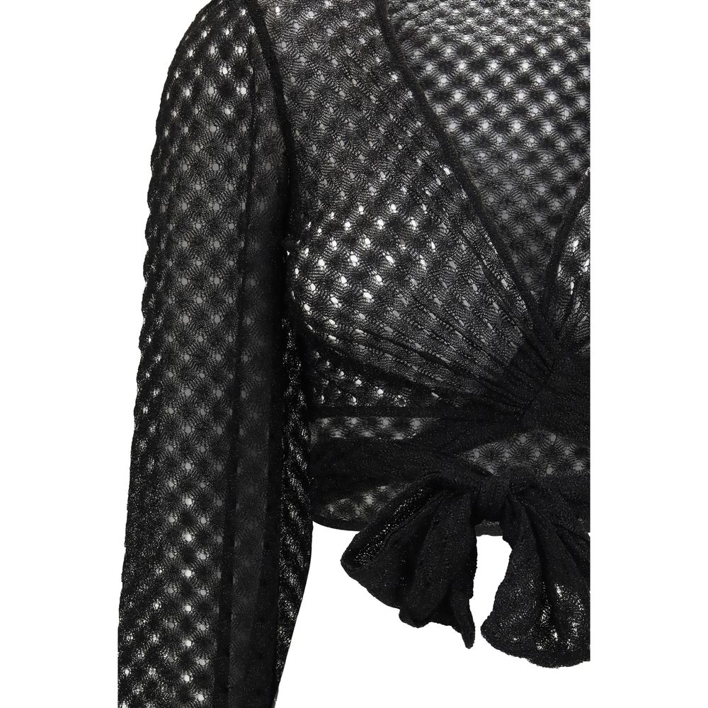Camicia nera in rayon