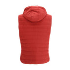 Multicolor polyester sleeveless jacket