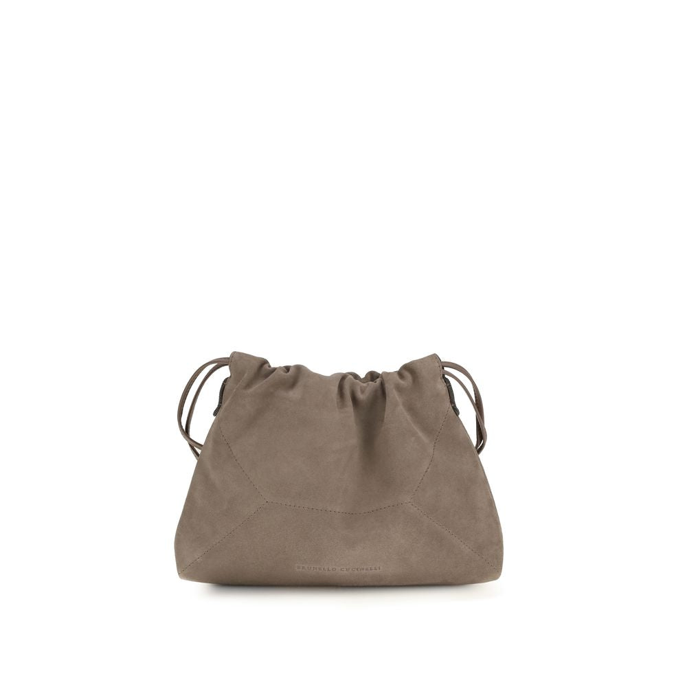 Suede pouch