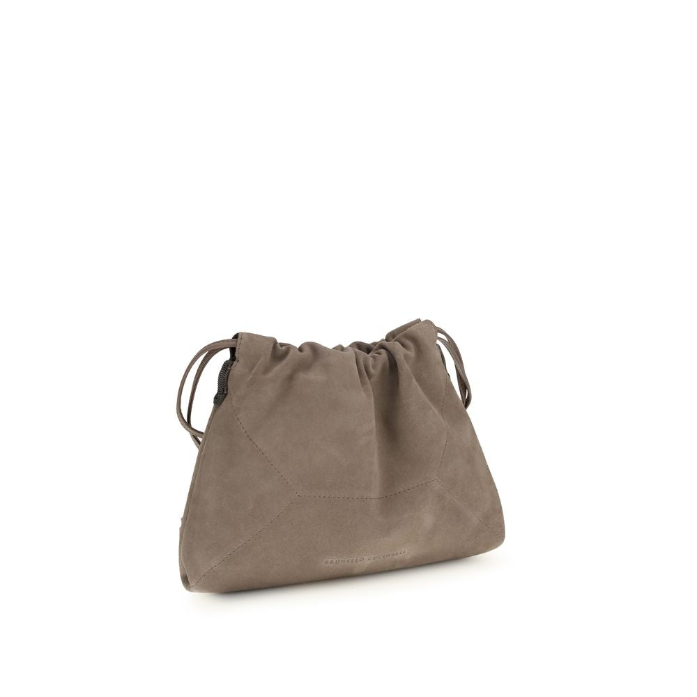 Suede pouch