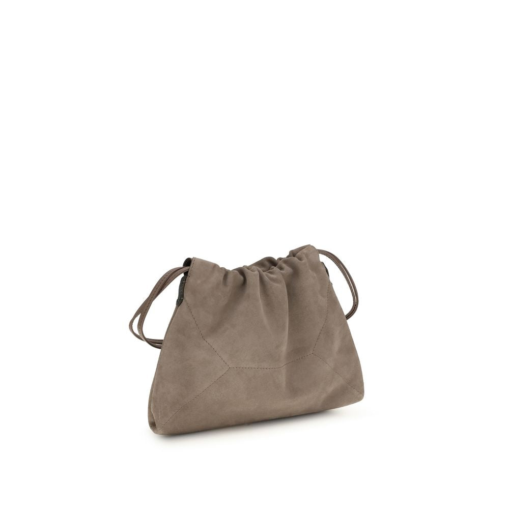 Suede pouch