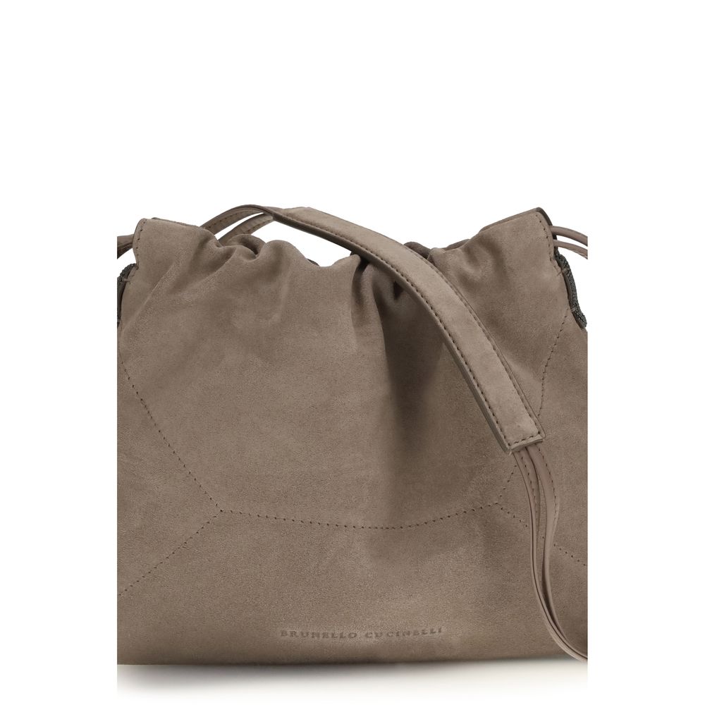 Suede pouch