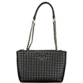 Women's black polyurethane bag