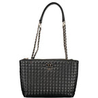 Women's black polyurethane bag