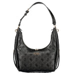 Women's black polyurethane bag