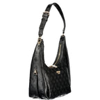 Women's black polyurethane bag