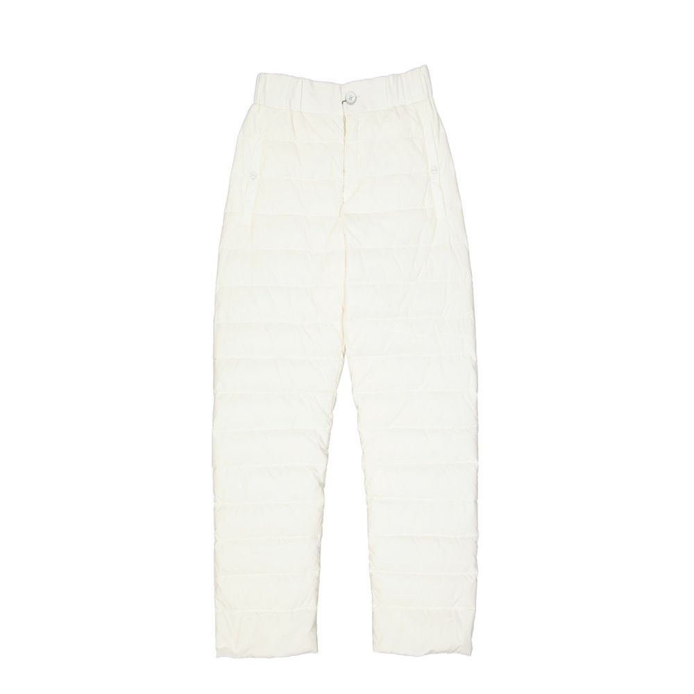 Trousers with down padding