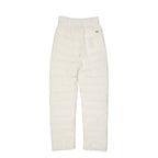 Trousers with down padding