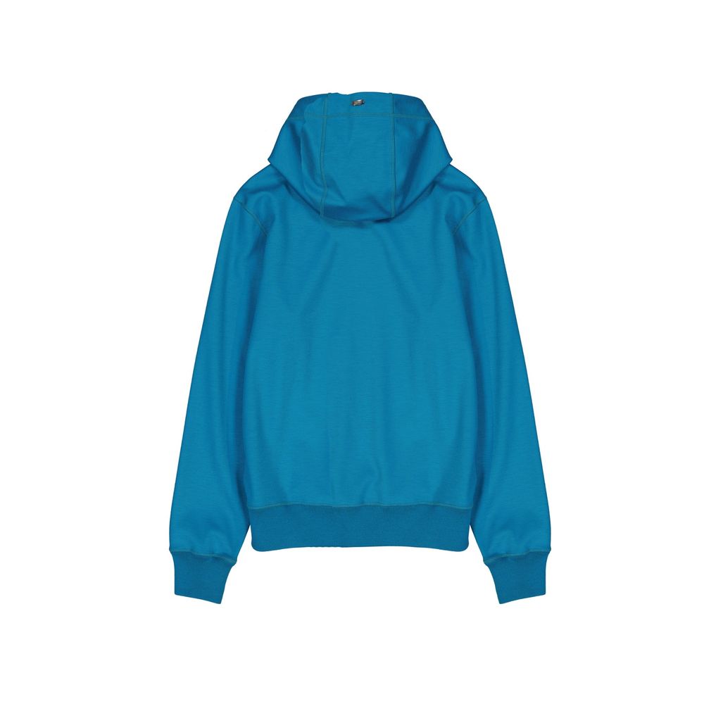 Felpa con cappuccio blu