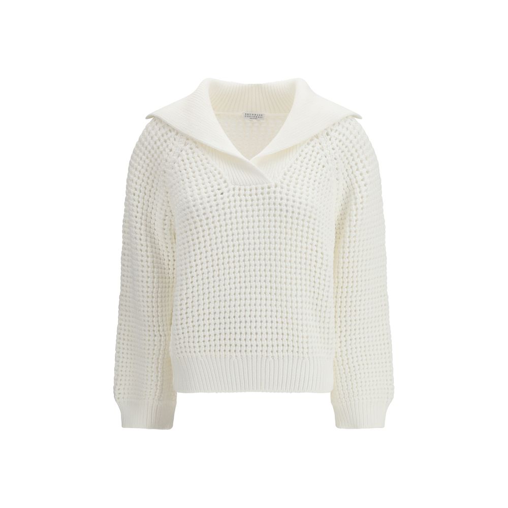 White cotton sweatshirt