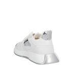 Sneakers con dettagli argento