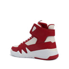 Multicolour calfskin high-top sneakers