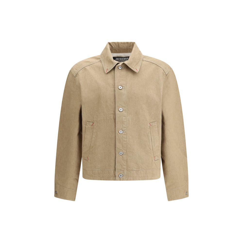 Giacca beige in cotone