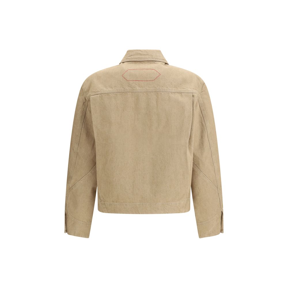 Giacca beige in cotone