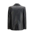 Giacca in pelle nera