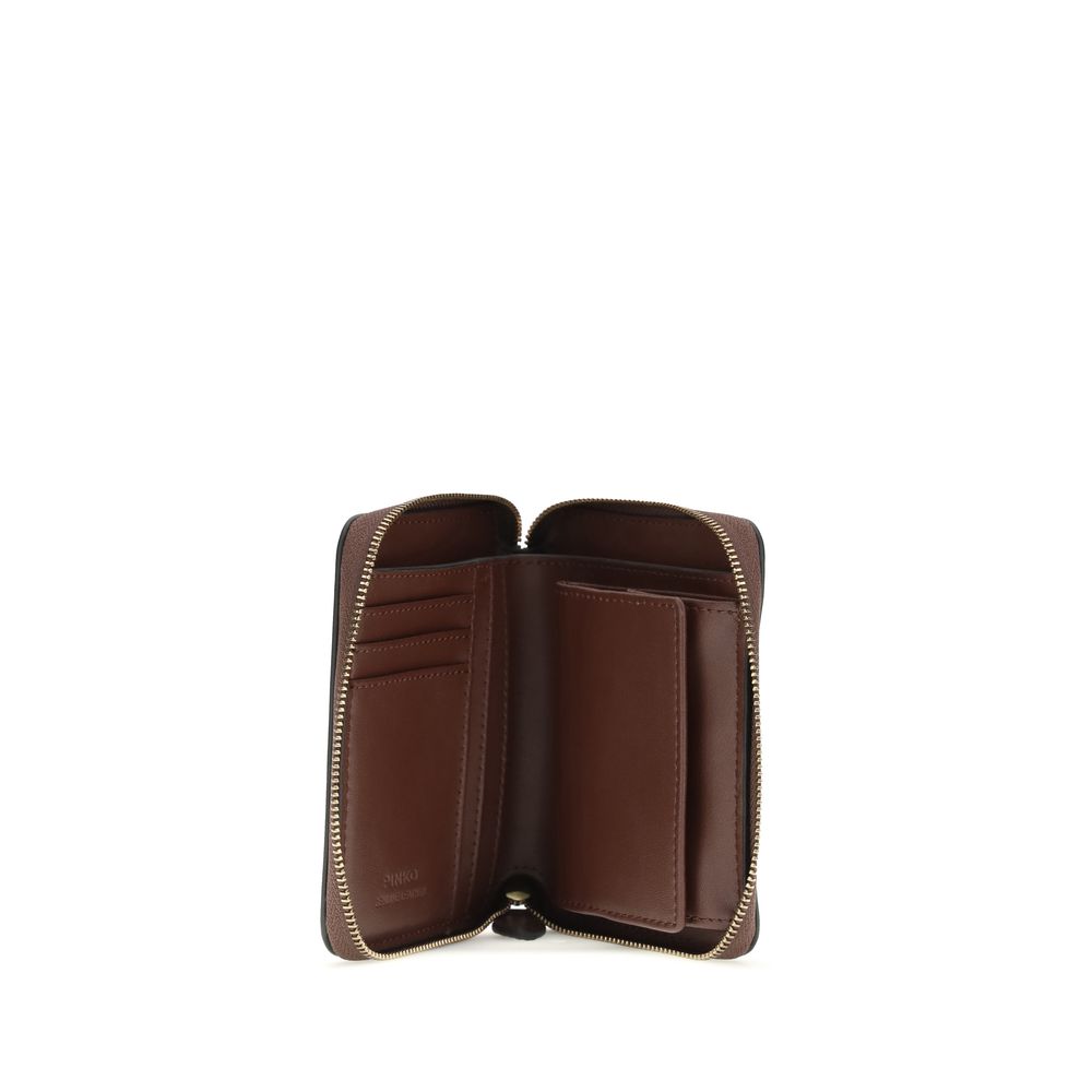 Portafoglio marrone in pelle