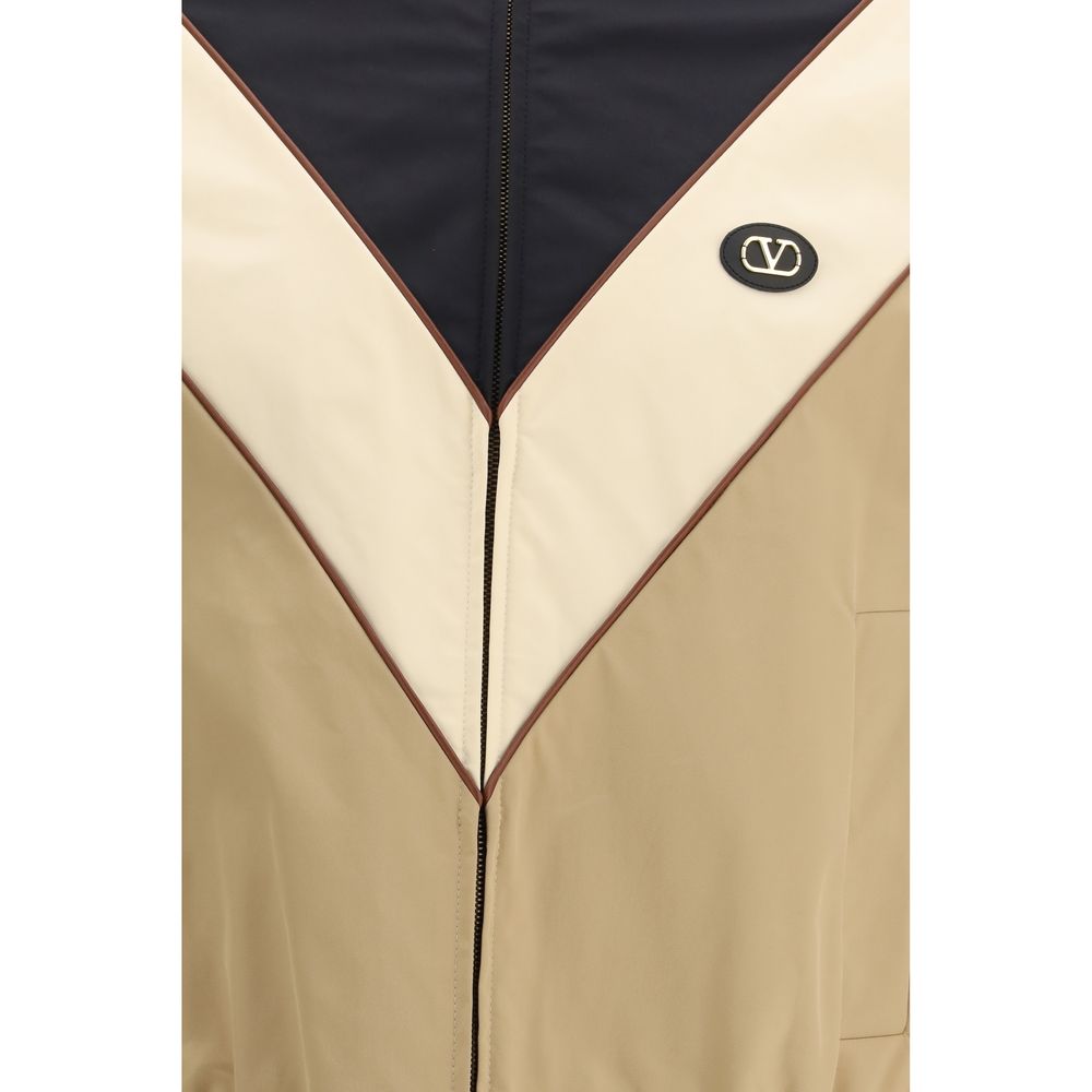 Multicoloured polyester jacket