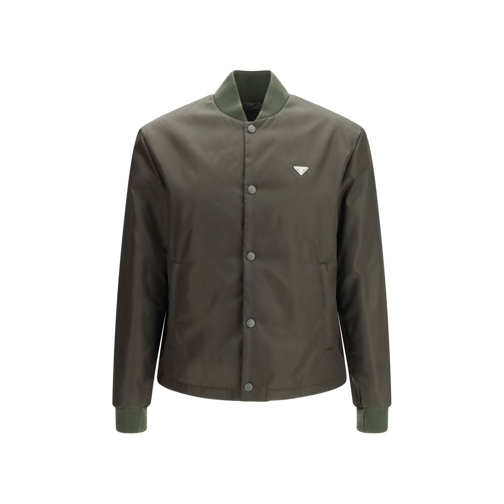 Nylon bomber jacket