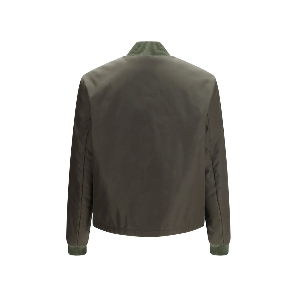 Nylon bomber jacket