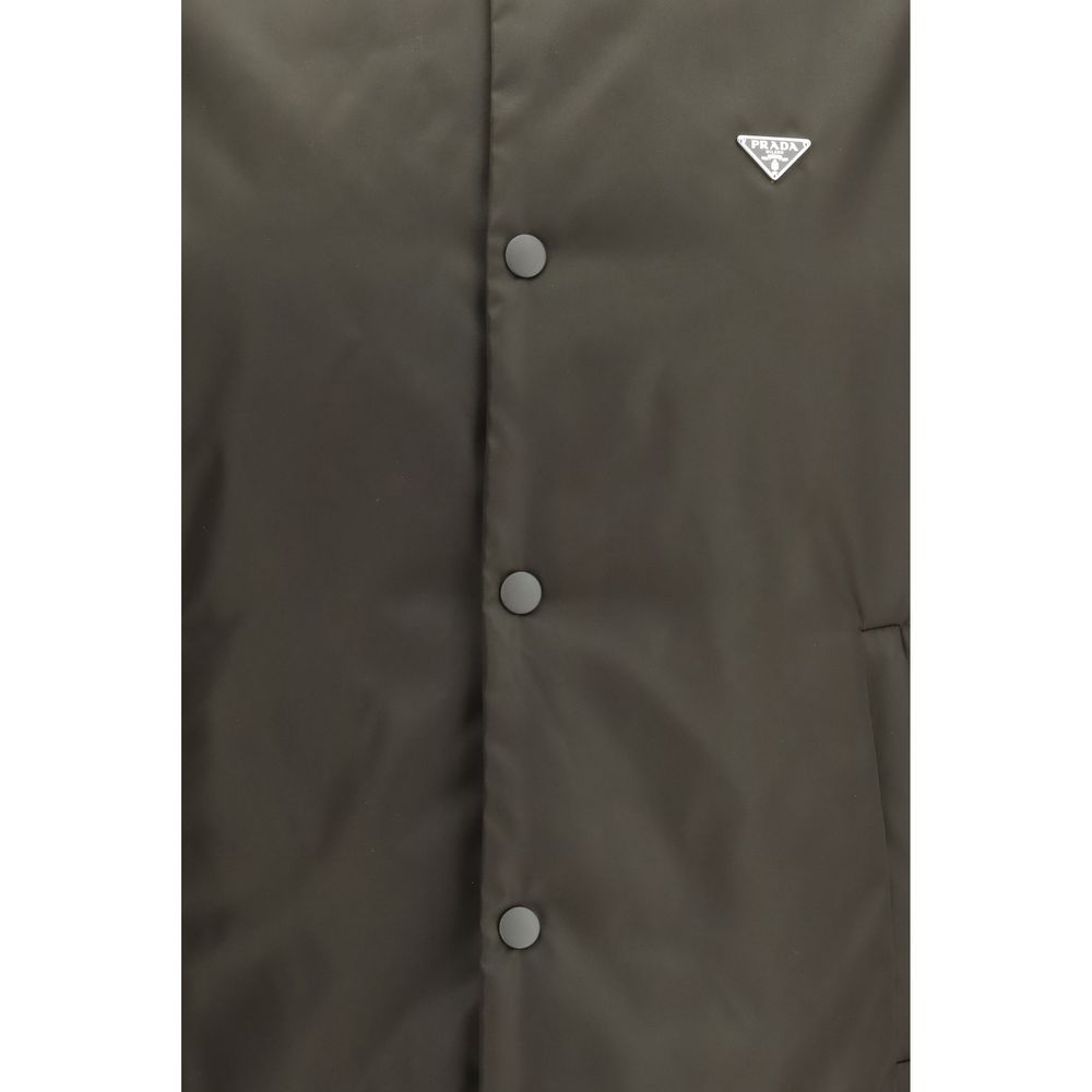 Nylon bomber jacket