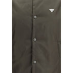 Nylon bomber jacket