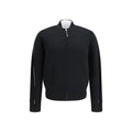 Black wool cardigan