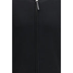 Black wool cardigan