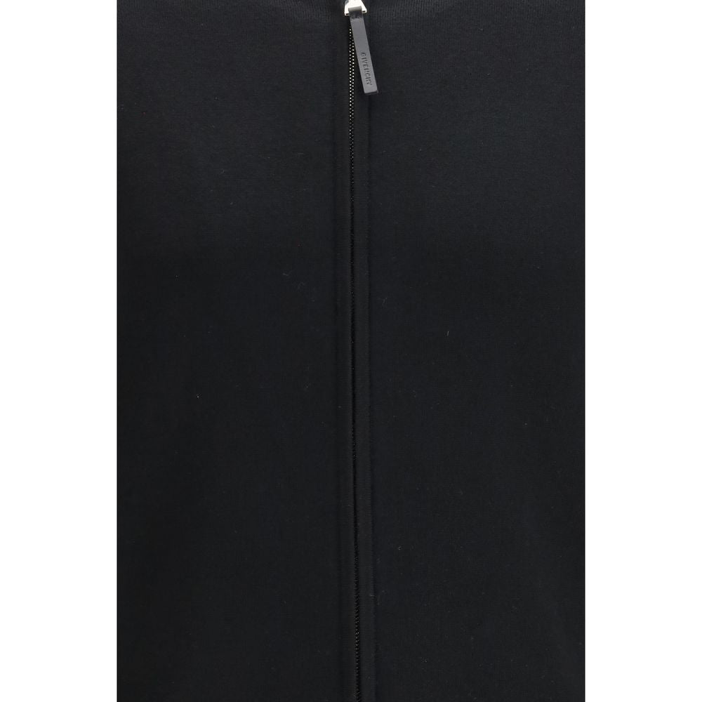 Black wool cardigan