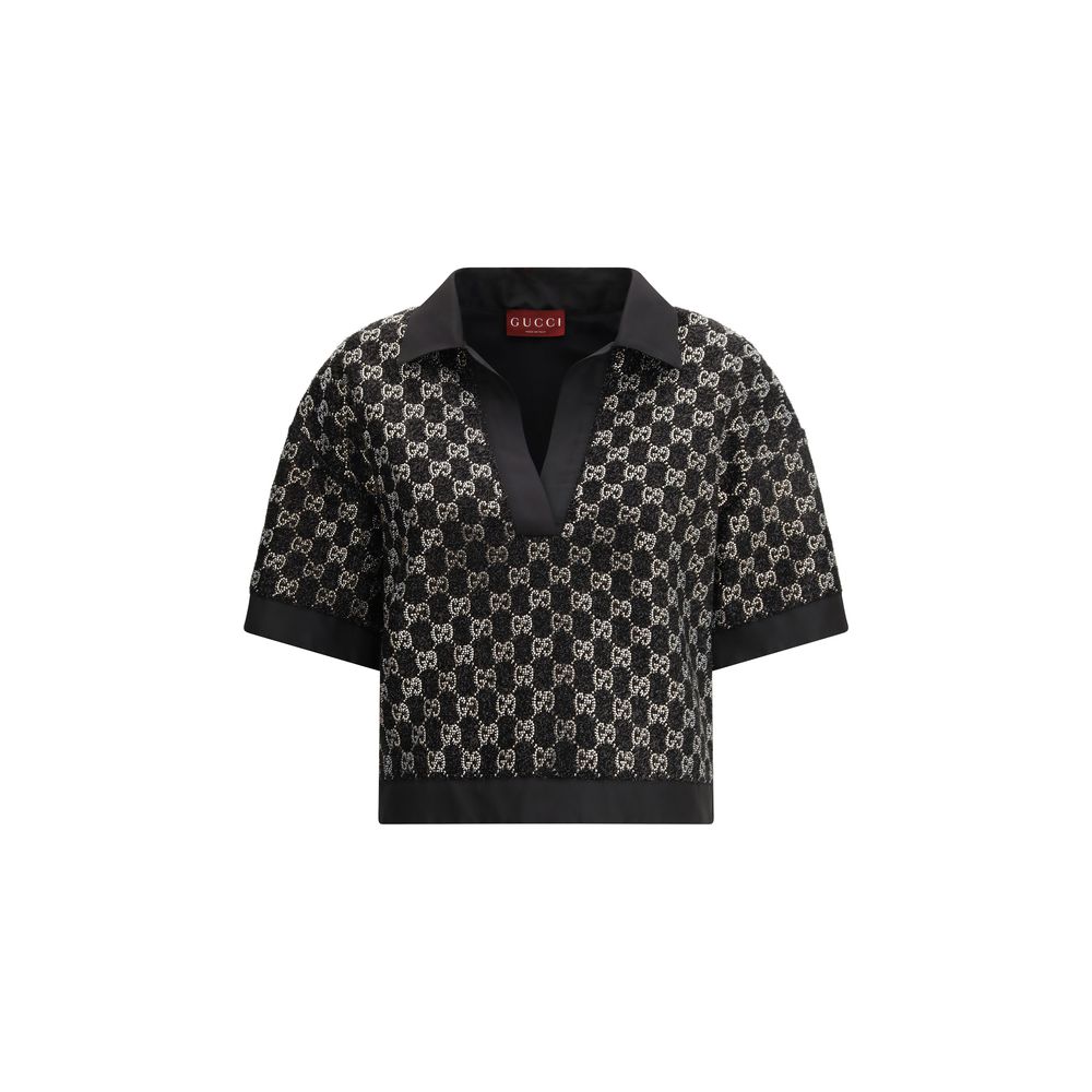 Camicia nera con logo