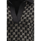 Camicia nera con logo