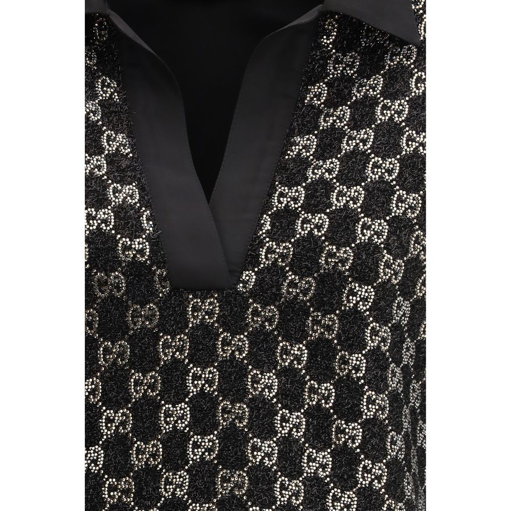 Camicia nera con logo