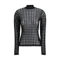 Camicia in poliestere nero