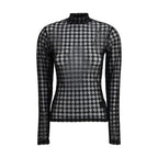 Camicia in poliestere nero