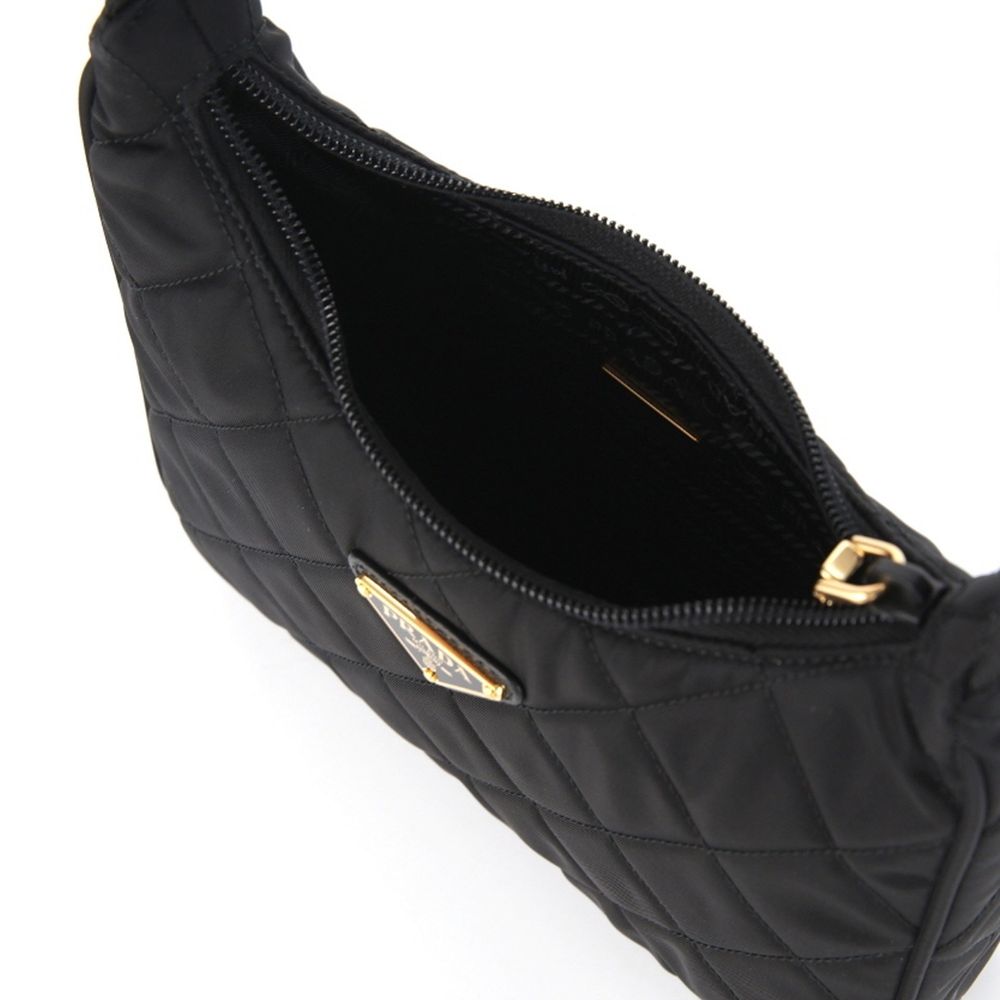 Shoulder bag with triangle logo