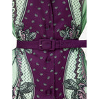 Camicia in seta bicolore