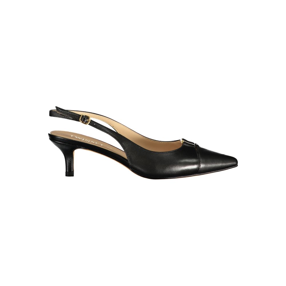 Sandali slingback neri