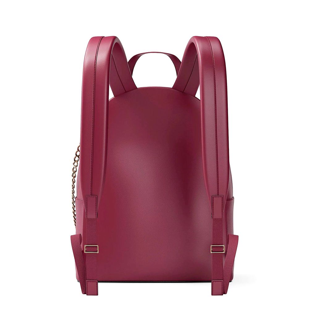 Multi-colored leather backpack