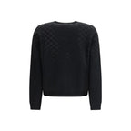 Cardigan in lana nera