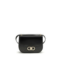 North-South Double Gancini Shoulder Bag