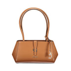 Women's brown polyurethane bag
