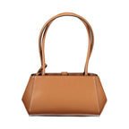 Women's brown polyurethane bag