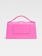 Le Grand Bambino neon pink leather bag