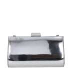 Pochette in pelle grigia