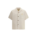 Beige denim shirt