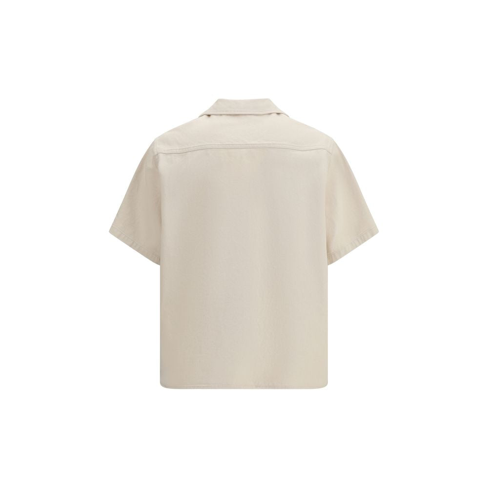 Beige denim shirt