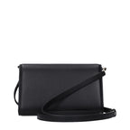 Pochette in pelle nera